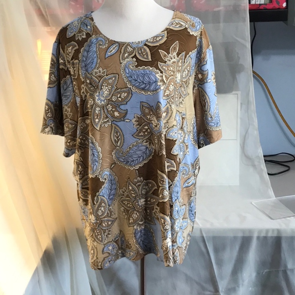 Paisley/flower blouse